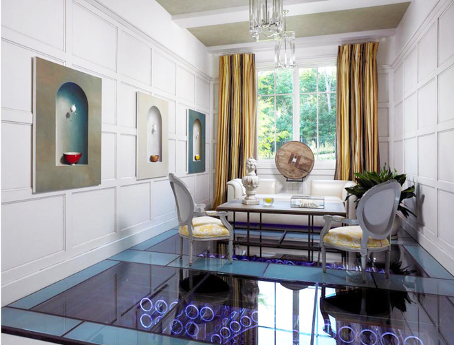 带泳池及炫目酒窖的时尚公寓