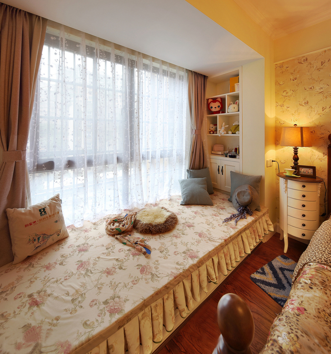 124平三居室混搭风格，温馨且不失质感！