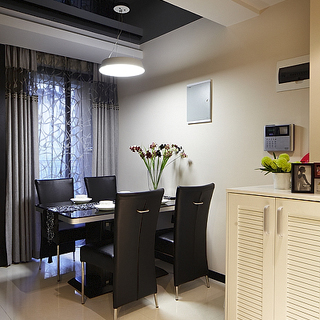 80-100平米现代风格餐厅装修效果图大全2016