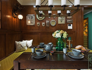 粗犷自然又不失优雅的乡村美式风格家