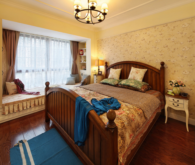 124平三居室混搭风格，温馨且不失质感！