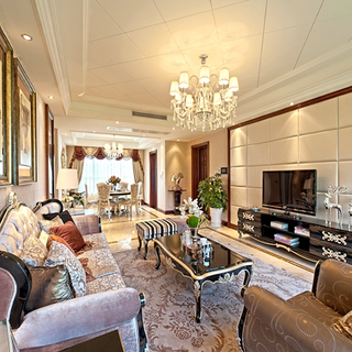 80-100平米欧式古典风格装修效果图大全2016