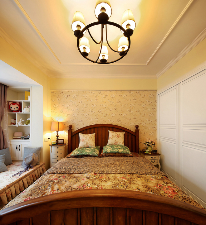 124平三居室混搭风格，温馨且不失质感！