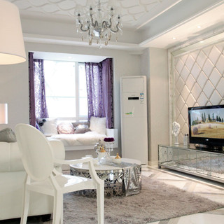 100-120平米风格客厅飘窗装修效果图大全201