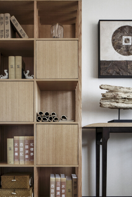 135平新中式风格，细线条内敛的空间